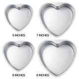 Maxbell 2pcs Heart Shaped Thicken Aluminum Alloy Chocolate Cake Pan DIY Baking Tools