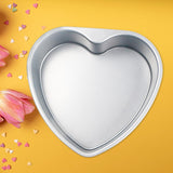 Maxbell 2pcs Heart Shaped Thicken Aluminum Alloy Chocolate Cake Pan DIY Baking Tools