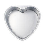 Maxbell 2pcs Heart Shaped Thicken Aluminum Alloy Chocolate Cake Pan DIY Baking Tools
