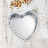 Maxbell 2pcs Heart Shaped Thicken Aluminum Alloy Chocolate Cake Pan DIY Baking Tools