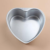 Maxbell 2pcs Heart Shaped Thicken Aluminum Alloy Chocolate Cake Pan DIY Baking Tools
