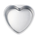 Maxbell 2pcs Heart Shaped Thicken Aluminum Alloy Chocolate Cake Pan DIY Baking Tools