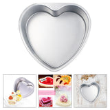 Maxbell 2pcs Heart Shaped Thicken Aluminum Alloy Chocolate Cake Pan DIY Baking Tools