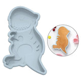 Easter Cake Mold Chocolate Candy Mold Fondant Making Tool Dinosaur Blue