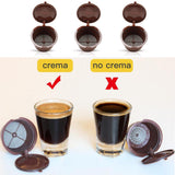 3Pcs Reusable Coffee Capsule Filters with Spoon and Cleaning Brush Black