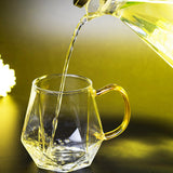 Maxbell Diamond Glass Teapot Cup Carafe Heat-resistant Water Jug Cup