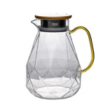 Maxbell Diamond Glass Teapot Cup Carafe Heat-resistant Water Jug Cup