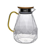 Maxbell Diamond Glass Teapot Cup Carafe Heat-resistant Water Jug Cup