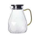 Maxbell Diamond Glass Teapot Cup Carafe Heat-resistant Water Jug Cup
