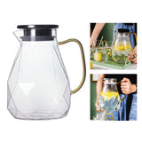 Maxbell Diamond Glass Teapot Cup Carafe Heat-resistant Water Jug Cup
