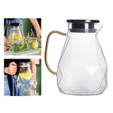 Maxbell Diamond Glass Teapot Cup Carafe Heat-resistant Water Jug Cup