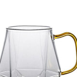Maxbell Diamond Glass Teapot Cup Carafe Heat-resistant Water Jug Cup