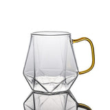 Maxbell Diamond Glass Teapot Cup Carafe Heat-resistant Water Jug Cup