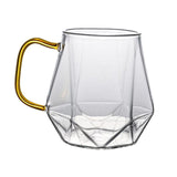 Maxbell Diamond Glass Teapot Cup Carafe Heat-resistant Water Jug Cup