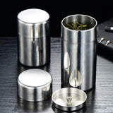 Maxbell 2xTea Coffee Sugar Jars Pasta Biscuits Storage Canisters Box 550ml 7.5x14.5cm