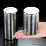 Maxbell 2xTea Coffee Sugar Jars Pasta Biscuits Storage Canisters Box 550ml 7.5x14.5cm