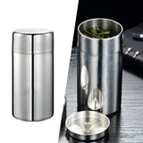 Maxbell 2xTea Coffee Sugar Jars Pasta Biscuits Storage Canisters Box 550ml 7.5x14.5cm