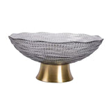 Maxbell 2pcs Glass Fruit Bowl Dish Desserts Snack Candy Bowl Kitchen Serving Trays