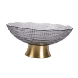 Maxbell 2pcs Glass Fruit Bowl Dish Desserts Snack Candy Bowl Kitchen Serving Trays