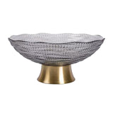 Maxbell 2pcs Glass Fruit Bowl Dish Desserts Snack Candy Bowl Kitchen Serving Trays