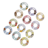 Maxbell 3xToddler Baby Clothing Closet Rack Size Dividers Rings 12pcs Blank
