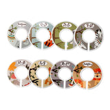 Maxbell 4xToddler Baby Clothing Closet Rack Size Dividers Rings A 8pcs with sizes