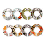 Maxbell 3xToddler Baby Clothing Closet Rack Size Dividers Rings A 8pcs with sizes