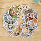 Maxbell 6xToddler Baby Clothing Closet Rack Size Dividers Rings A 8pcs with sizes