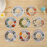 Maxbell 5xToddler Baby Clothing Closet Rack Size Dividers Rings A 8pcs with sizes