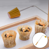 Maxbell Pie Tee Maker Nyonya Top Hats Mold Egg Tart Baking Mould Wood Handle Tool
