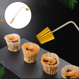 Maxbell Pie Tee Maker Nyonya Top Hats Mold Egg Tart Baking Mould Wood Handle Tool