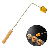 Maxbell Pie Tee Maker Nyonya Top Hats Mold Egg Tart Baking Mould Wood Handle Tool