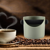 Maxbell 2Pcs Coffee Knock Box Bin Espresso Grinds Tamper Waste Tamp Grind