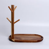 Maxbell 2x Wood Mug Rack Holder Tree Coffee Cup Storage Stand