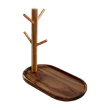 Maxbell 2x Wood Mug Rack Holder Tree Coffee Cup Storage Stand