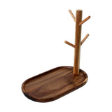 Maxbell 2x Wood Mug Rack Holder Tree Coffee Cup Storage Stand
