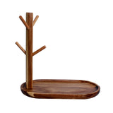 Maxbell 2x Wood Mug Rack Holder Tree Coffee Cup Storage Stand