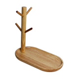 Maxbell 2x Wood Mug Rack Holder Tree Coffee Cup Storage Stand