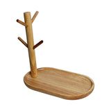 Maxbell 2x Wood Mug Rack Holder Tree Coffee Cup Storage Stand