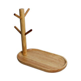 Maxbell 2x Wood Mug Rack Holder Tree Coffee Cup Storage Stand