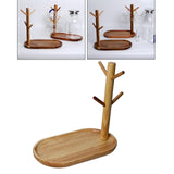 Maxbell 2x Wood Mug Rack Holder Tree Coffee Cup Storage Stand