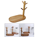 Maxbell 2x Wood Mug Rack Holder Tree Coffee Cup Storage Stand