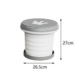 Maxbell Cute Portable Folding Toilet Washable for Child Non-Slip Strip Design Park Gray - Aladdin Shoppers