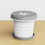 Maxbell Cute Portable Folding Toilet Washable for Child Non-Slip Strip Design Park Gray - Aladdin Shoppers