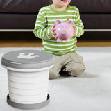 Maxbell Cute Portable Folding Toilet Washable for Child Non-Slip Strip Design Park Gray - Aladdin Shoppers