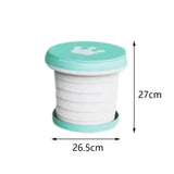 Maxbell Cute Portable Folding Toilet Washable for Child Non-Slip Strip Design Park Green - Aladdin Shoppers