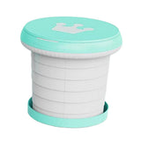 Maxbell Cute Portable Folding Toilet Washable for Child Non-Slip Strip Design Park Green - Aladdin Shoppers