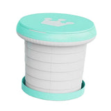 Maxbell Cute Portable Folding Toilet Washable for Child Non-Slip Strip Design Park Green - Aladdin Shoppers
