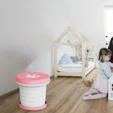 Maxbell Cute Portable Folding Toilet Washable for Child Non-Slip Strip Design Park Pink - Aladdin Shoppers