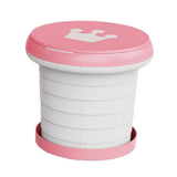 Maxbell Cute Portable Folding Toilet Washable for Child Non-Slip Strip Design Park Pink - Aladdin Shoppers